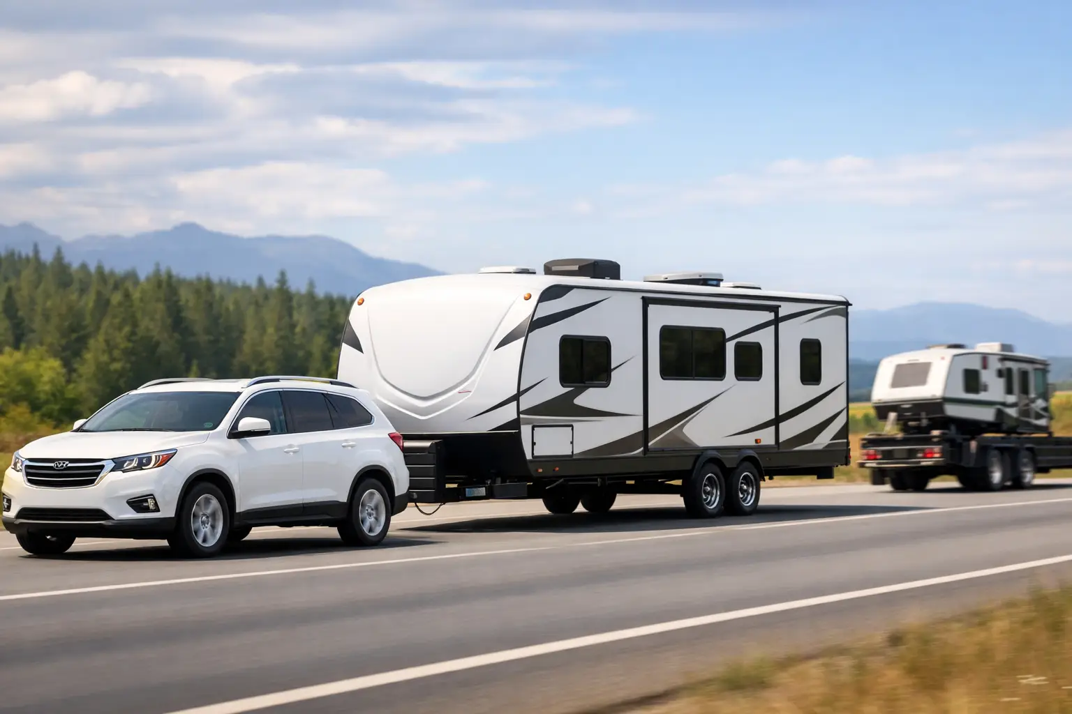 RV Transport Without a Truck: What Works