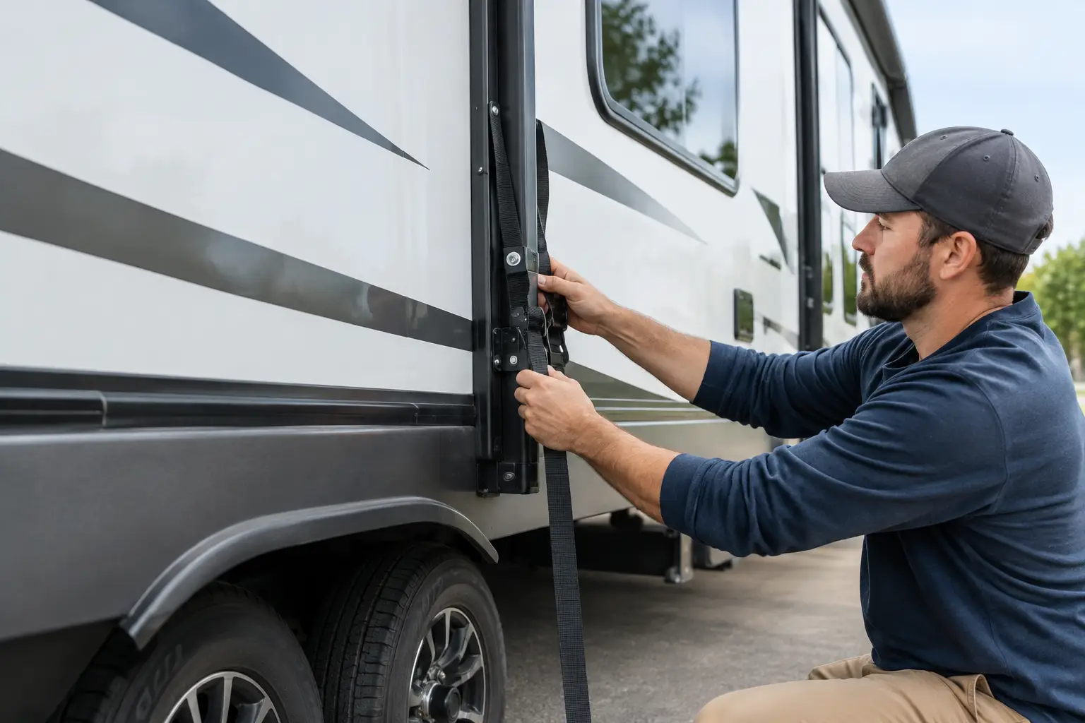 How to Secure RV Slideouts for Transport